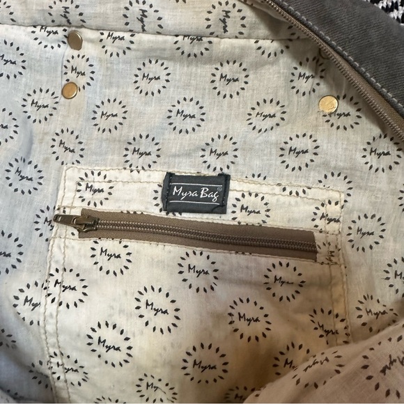 Myra weekender patchwork shoulder bag - Picture 7 of 12